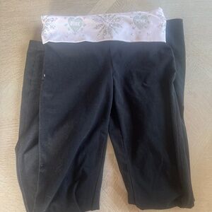 Victoria  Secret Pink snowflake bling pants